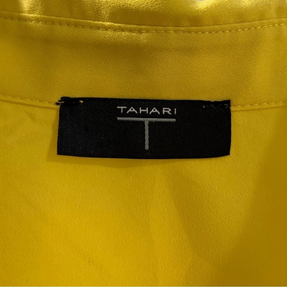Yellow Ruffle Sleeve Women's Top - Picture 4 of 6